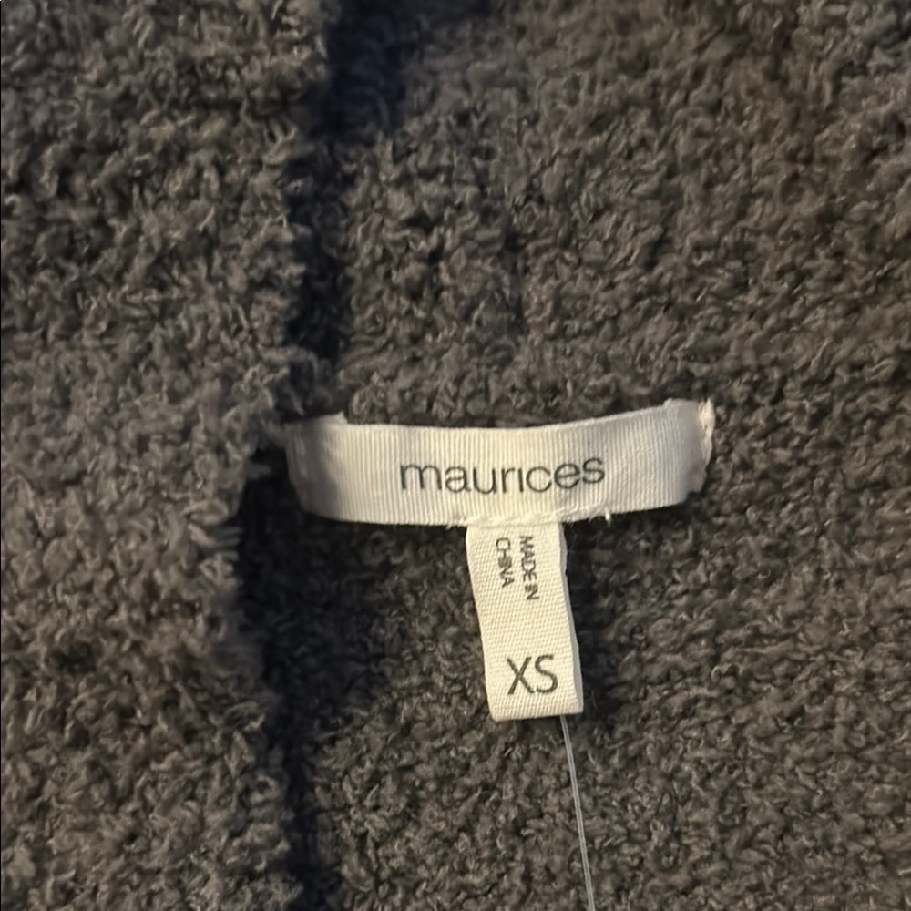 Maurices Charcoal Knit Sweater